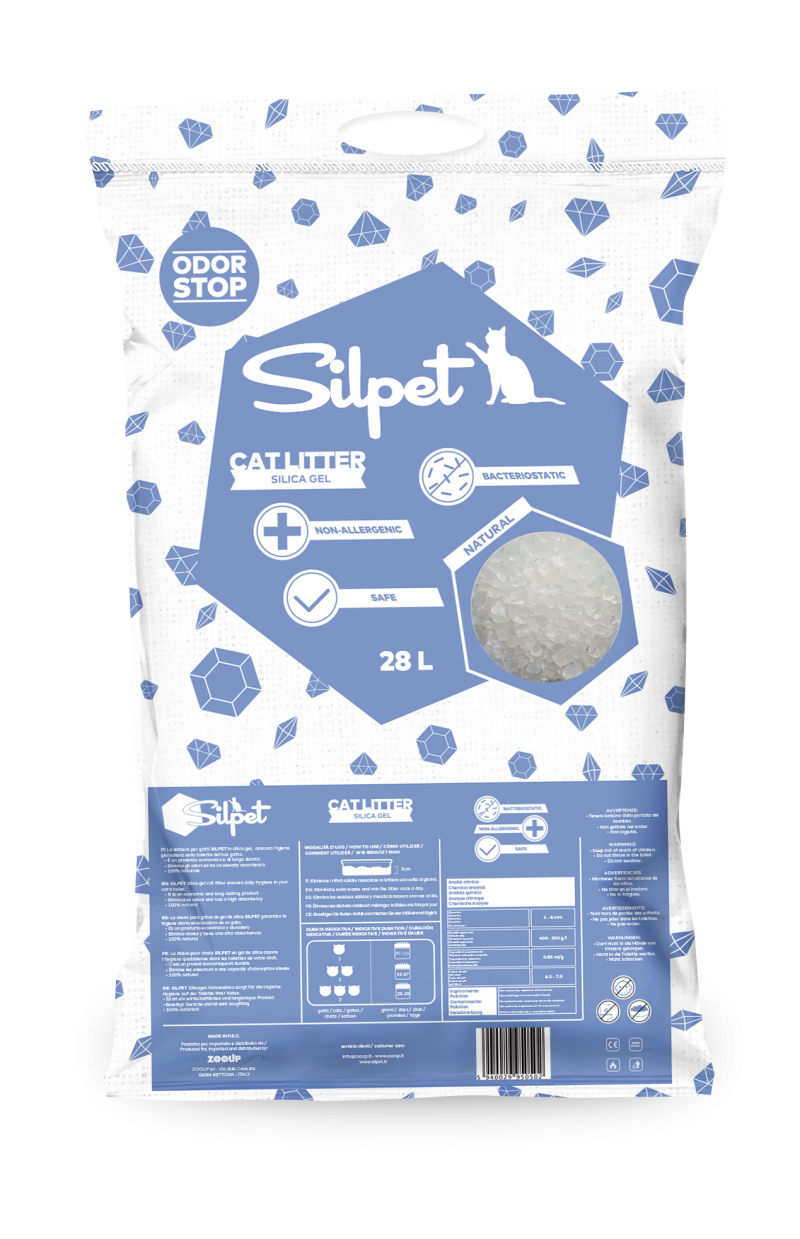 Silpet Litter Silica-Gel Naturale 28 Lt