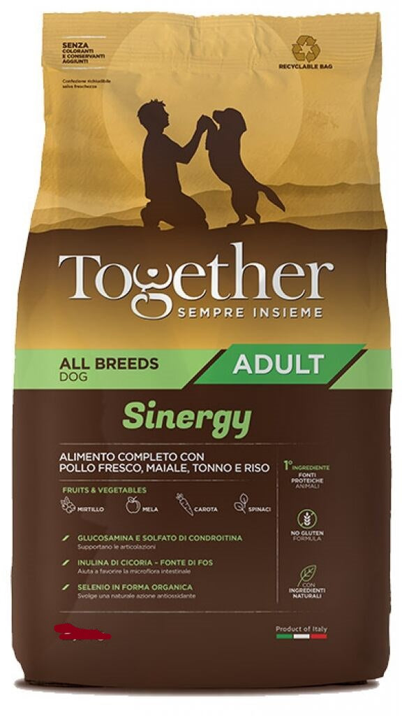 Togheter Sinergy All Breeds Pollo Maiale Tonno e Riso 12 Kg