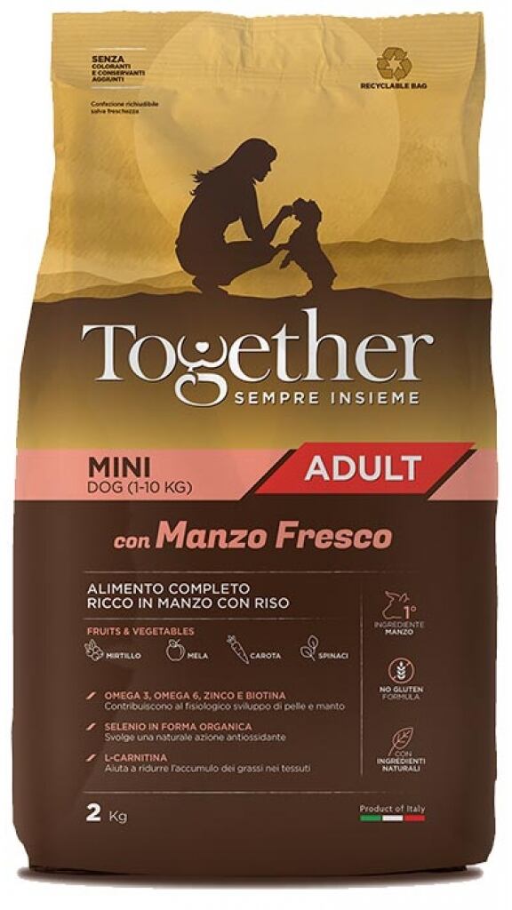 Together Mini Adult con Manzo Fresco 2 kg