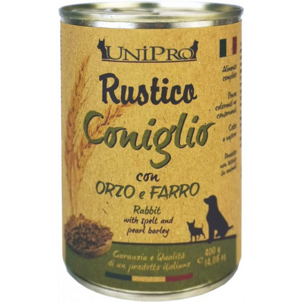 Unipro rustico coniglio con orzo e farro 400g
