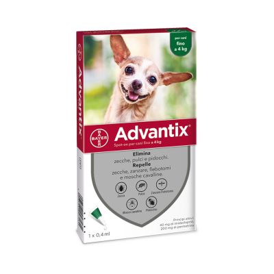 Advantix Fino a 4 kg 3 Pipette