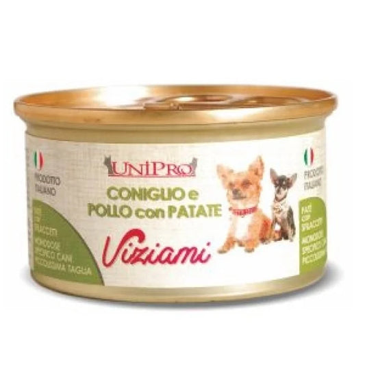 Unipro coniglio e pollo con patate 85 gr