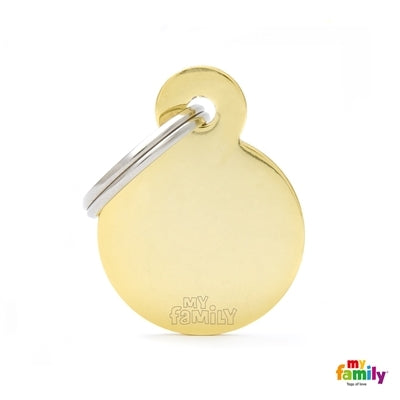 My Family Medaglietta Cerchio Piccolo Oro
