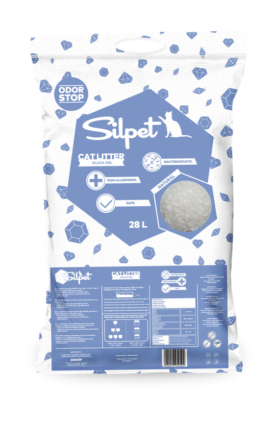 Silpet Litter Silica-Gel Naturale 28 Lt