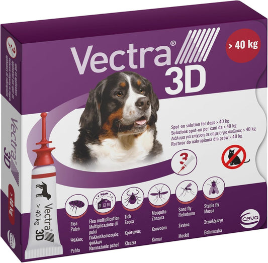 Vectra 3D Cani oltre 40 kg 3 Pipette