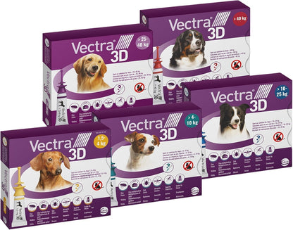 Vectra 3D Cani 4-10  KG 3 Pipette