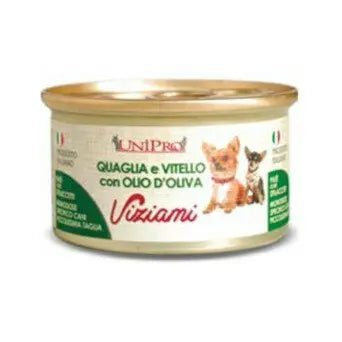 Unipro quaglia e vitello con olio d'oliva 85g