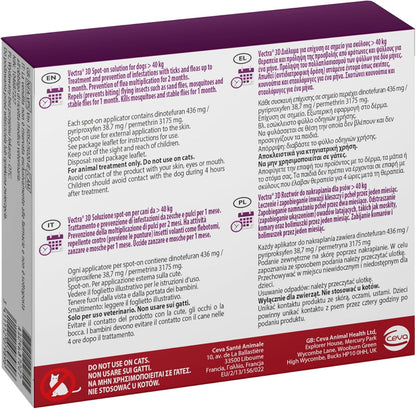 Vectra 3D Cani oltre 40 kg 3 Pipette