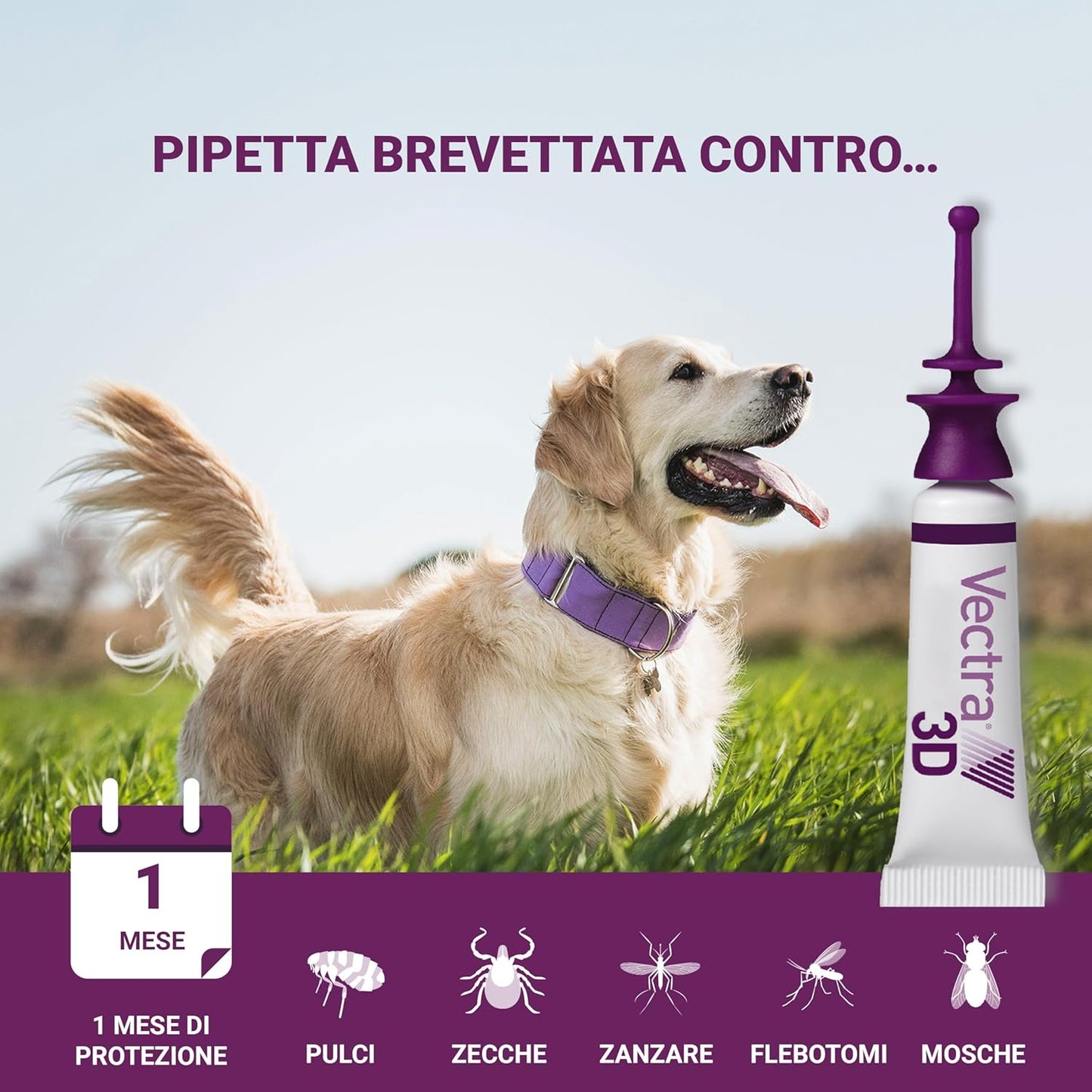 Vectra 3D Cani oltre 40 kg 3 Pipette