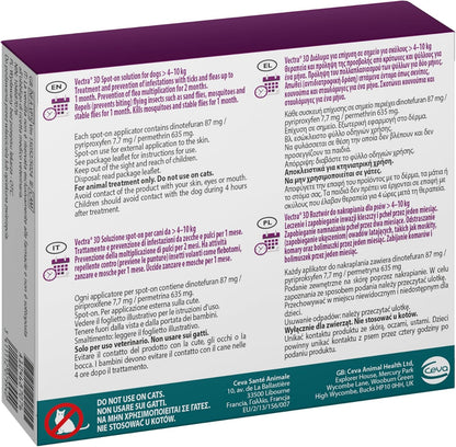 Vectra 3D Cani 4-10  KG 3 Pipette