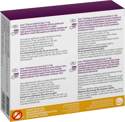 Vectra 3D Cani 1,5-4 KG 3 Pipette