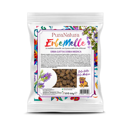 Pura Natura ErbeMelle erba gatta e medica 150 gr