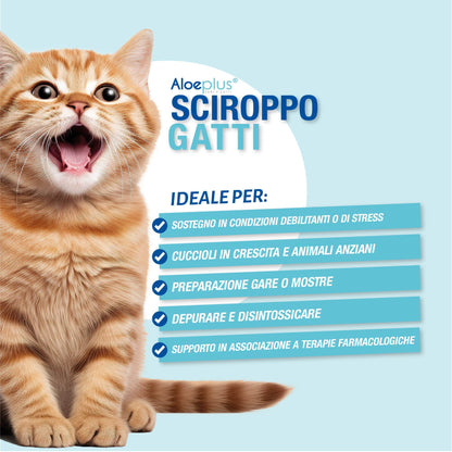 AloePlus Sciroppo per Gatti 100 ml