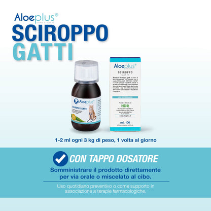 AloePlus Sciroppo per Gatti 100 ml