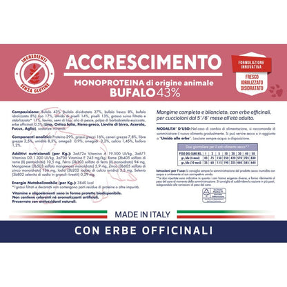 Vetline Accrescimento Bufalo 3 kg