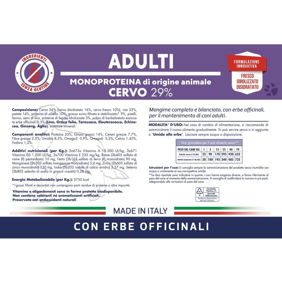Vetline Adulti Cervo 12,5 kg