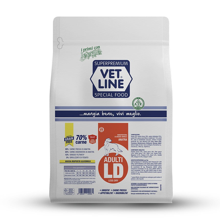 Vet Line Grain Free Adulti Anatra 800 gr