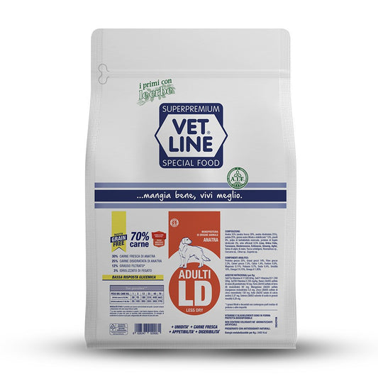 Vet Line Grain Free Adulti Anatra 800 gr