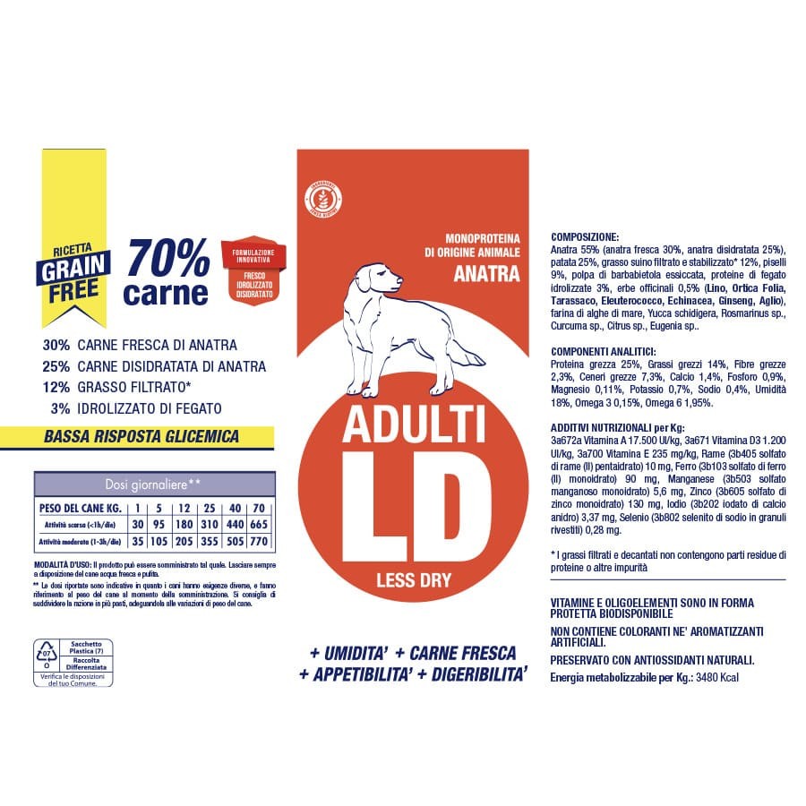 Vet Line Grain Free Adulti Anatra 800 gr