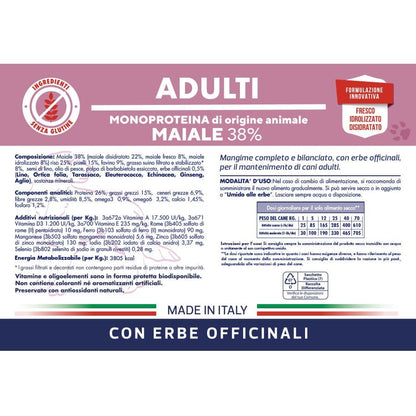 Vetline Adulti Maiale 12,5 kg