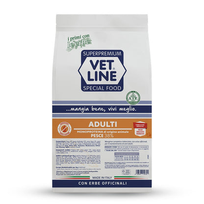 Vetline Adulti Pesce 12,5 kg