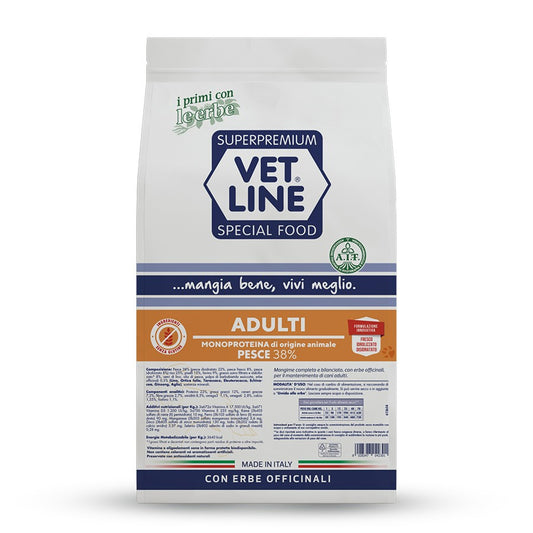 Vetline Adulti Pesce 12,5 kg