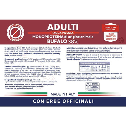 Vetline Adulti Taglia Piccola Bufalo 3 kg