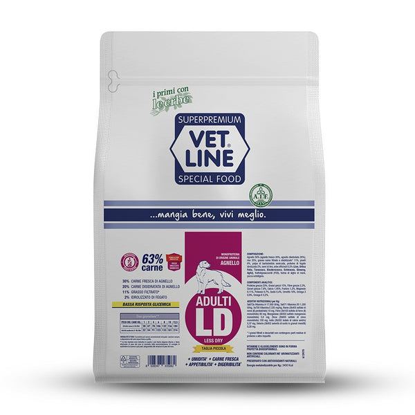 Vetline adulti LD agnello Taglia Piccola 3 kg