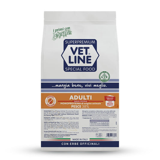 Vet Line Adulti Taglia Piccola Pesce 800 gr
