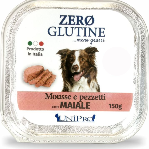 Unipro Zero Glutine Mousse e Pezzetti Maiale 150 gr