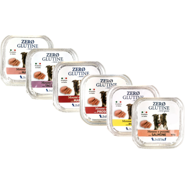 Unipro Zero Glutine Mousse e Pezzetti Maiale 150 gr