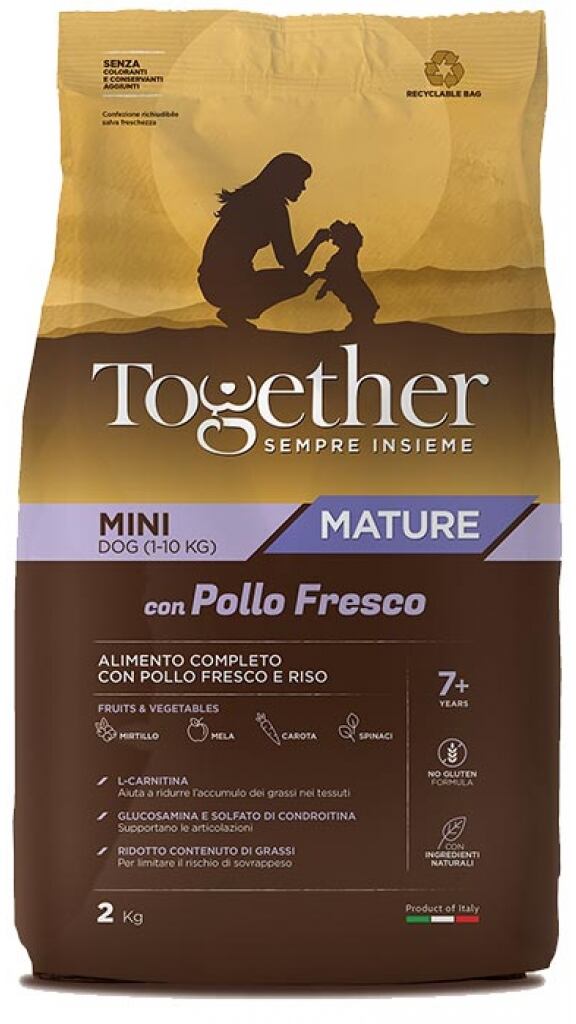 Together Mini Mature con Pollo Fresco 2 kg