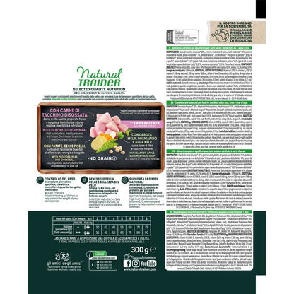 Natural Trainer SQN H.G. Sterilised Tacchino 300gr