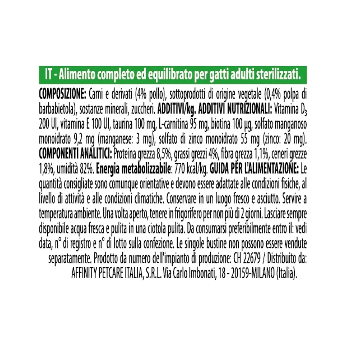 Natural Trainer Straccetti Sterilizzato 12x85 gr
