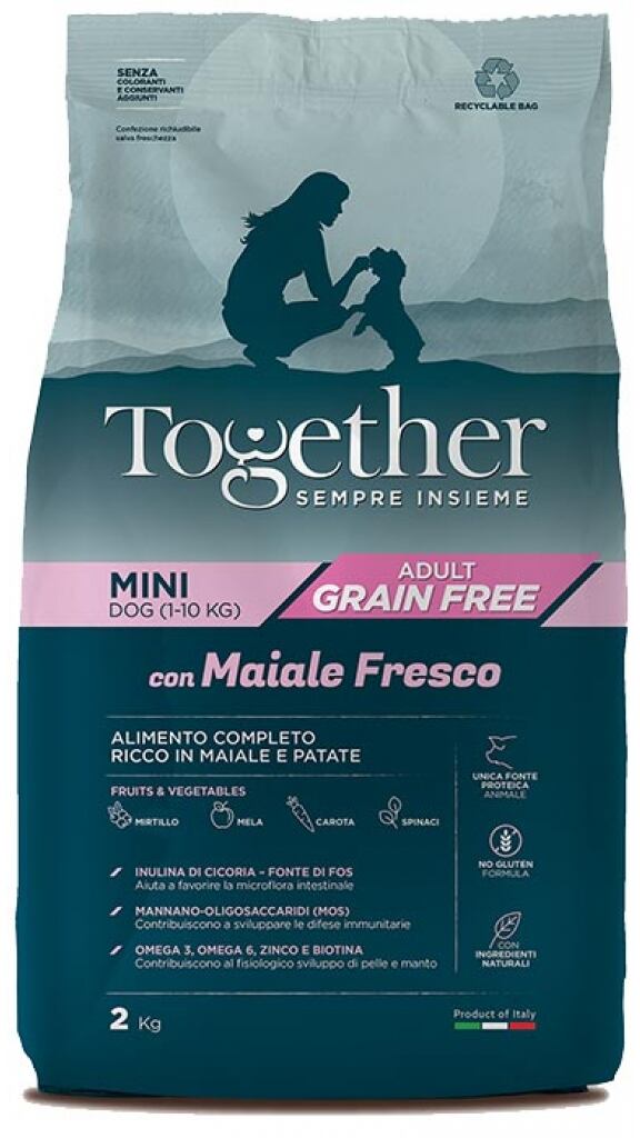 Togheter Adult Mini Grainfree Maiale e Patate 7 Kg
