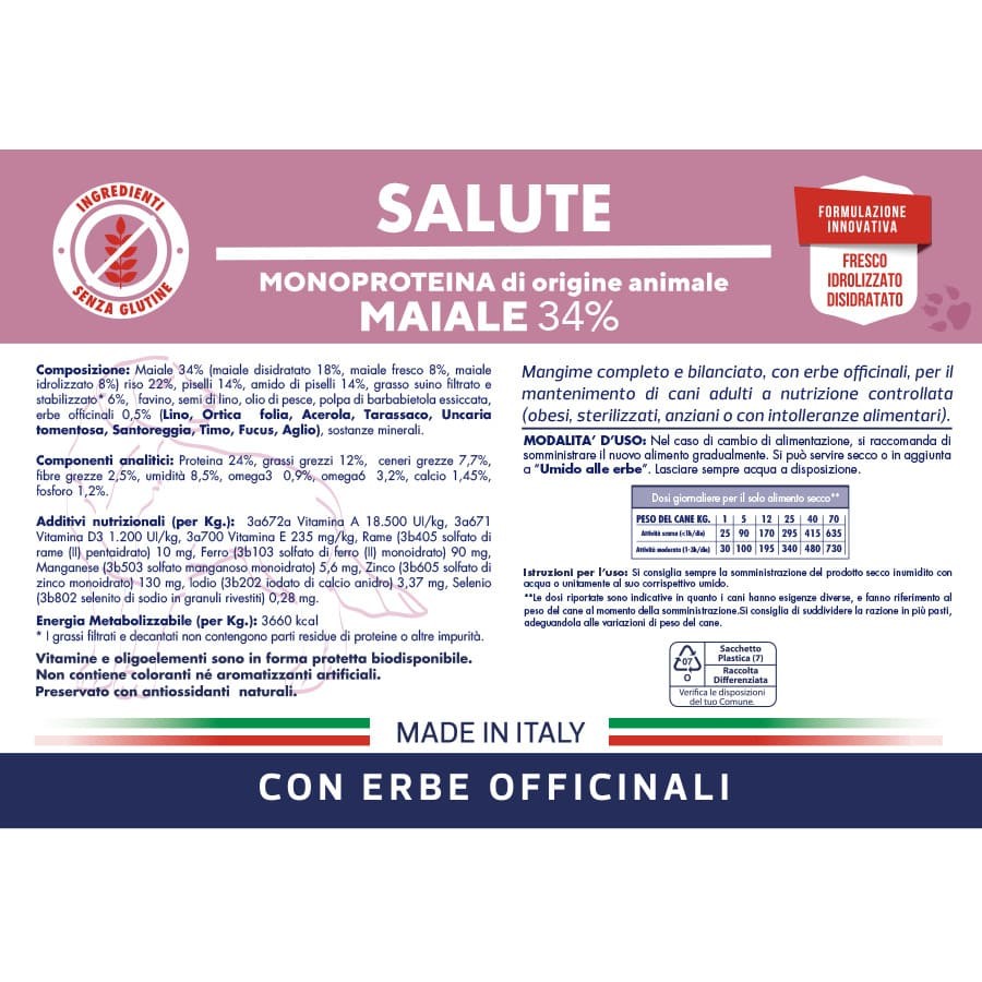 Vetline salute maiale 3 kg
