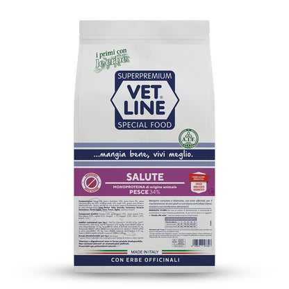 Vet Line Monoproteico Cane Salute Pesce 3 Kg