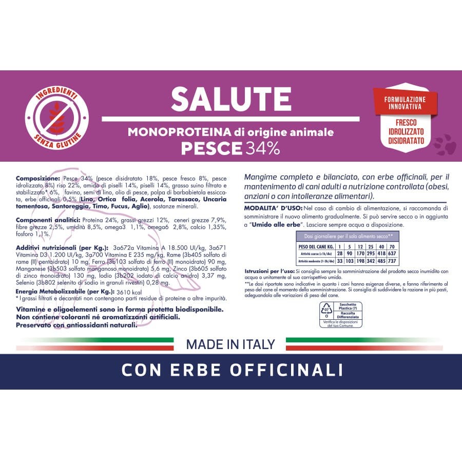 Vetline Salute Pesce 12,5 kg