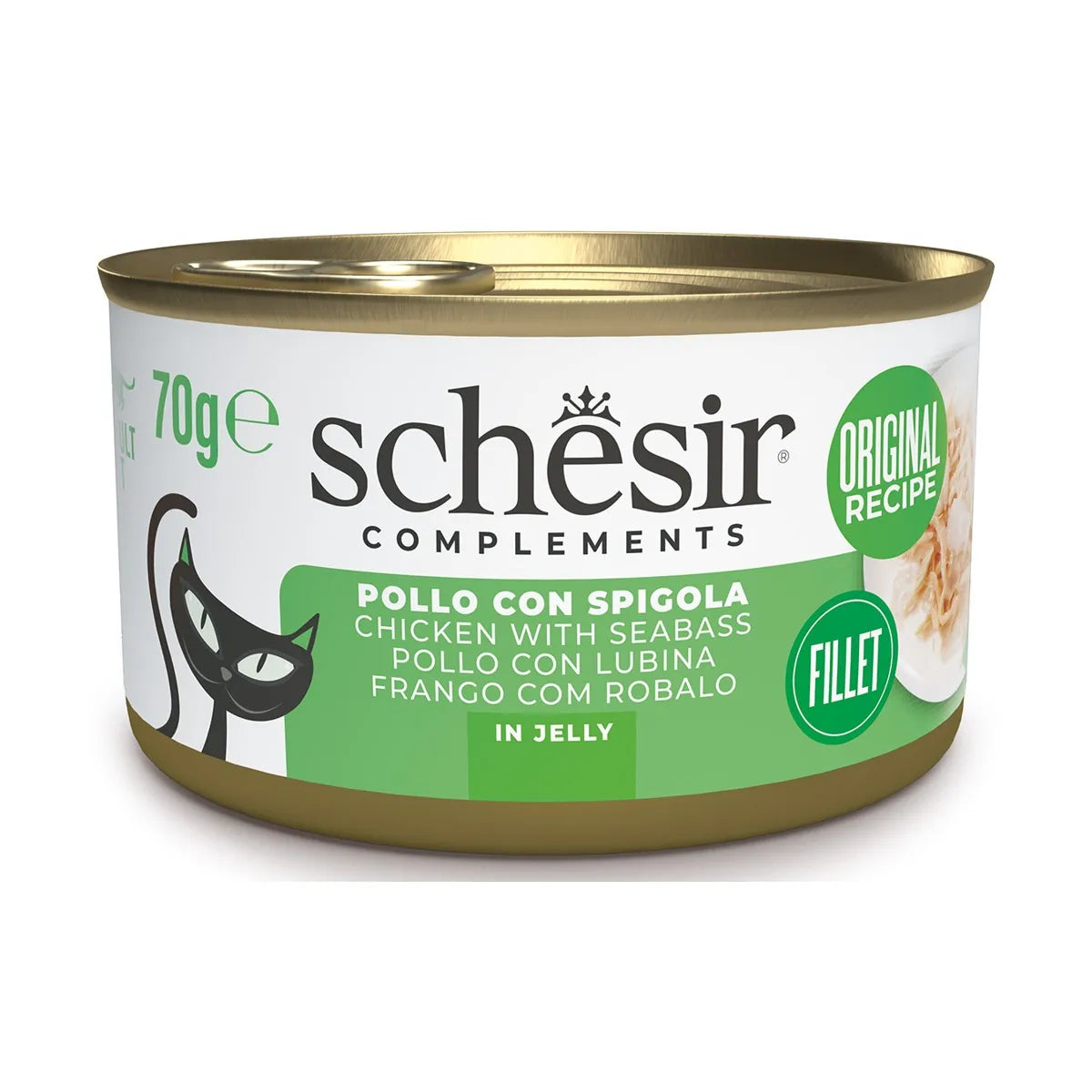 Schesir Scatolette Pollo con Spigola 70 gr