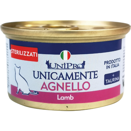 Unipro Unicamente Sterilizzato Agnello 85 gr