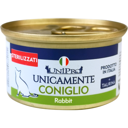 Unipro sterilizzati coniglio 85g