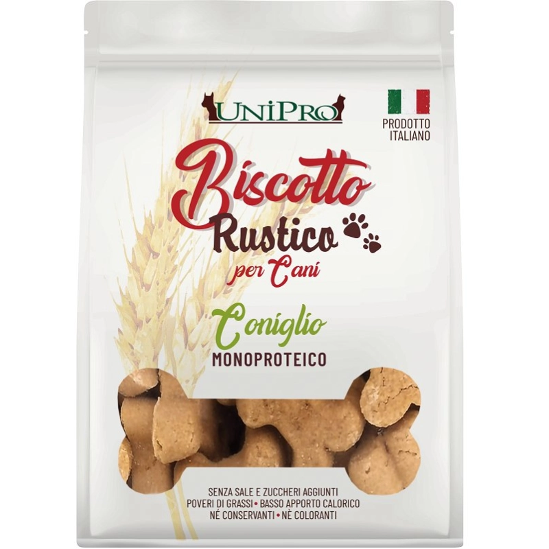 Unipro Biscotto Rustico Monoproteico Coniglio 300 gr