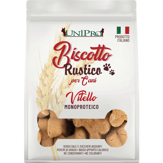 Unipro Biscotto Rustico Monoproteico Vitello 300 gr