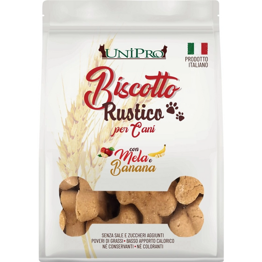 Unipro Biscotto Rustico Mela Banana  300 gr